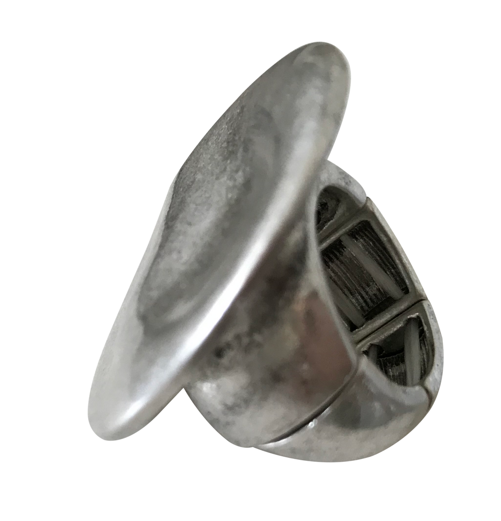 Large Silver Bohemian Wave Ring - coleculture