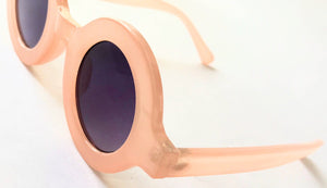 Unisex Round Vintage Sunglasses