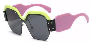 Oversized Trendy Square Sunglasses